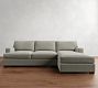 Townsend Square Arm Chaise Sectional (108")