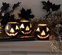 Metal Jack-O-Lantern Candle Holder