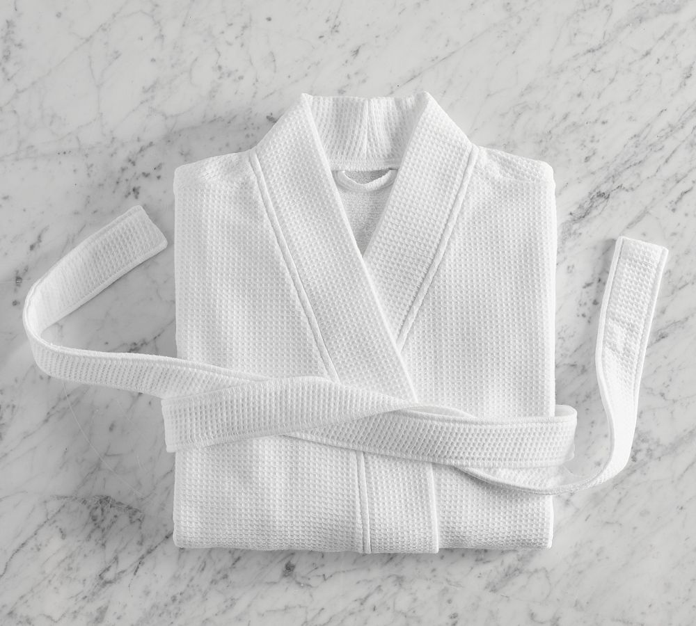 Lightweight Resort Robe - White, Small