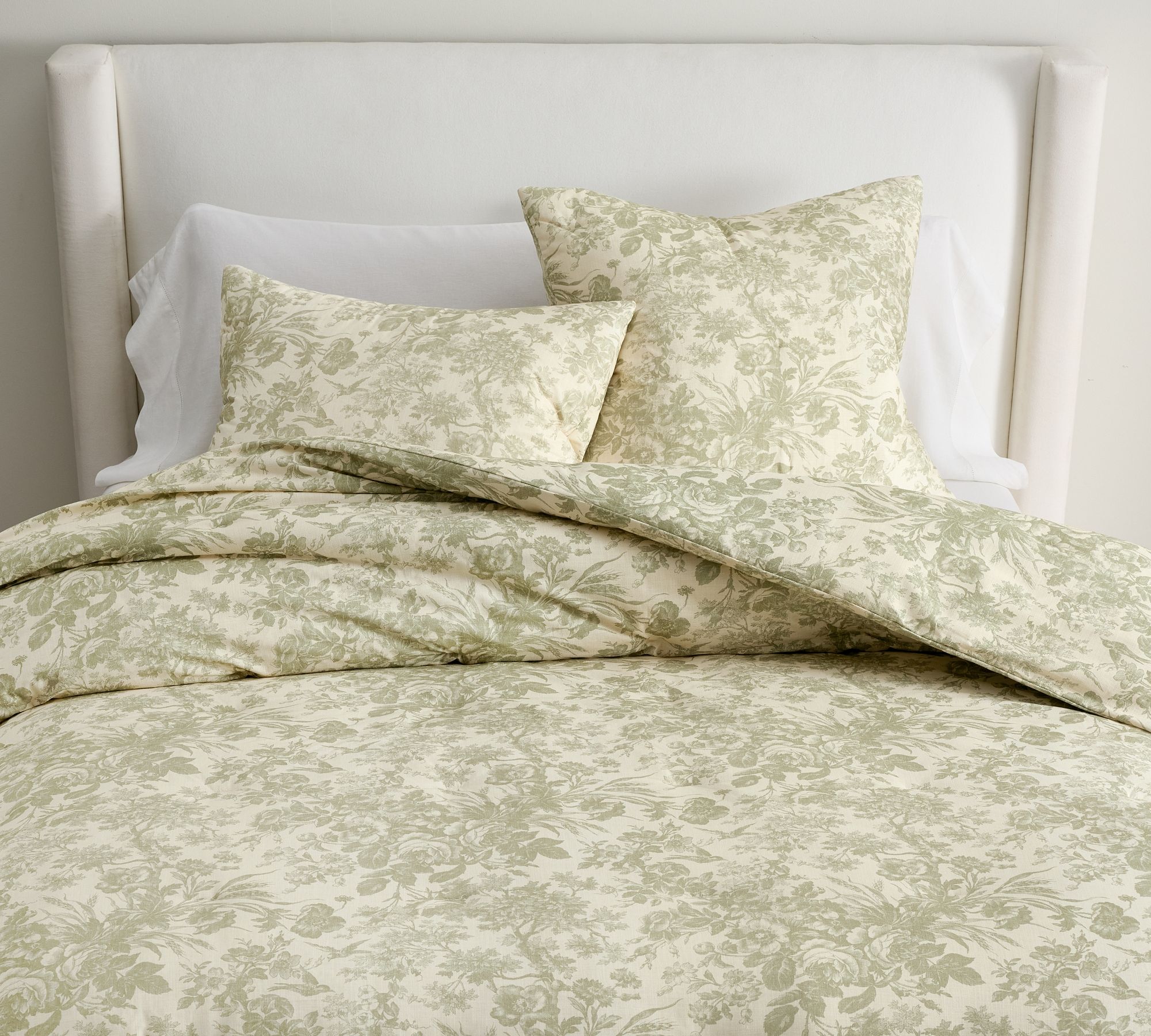 Pottery Barn Sorrel Toile Comforter Shams