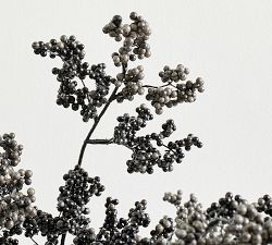 Faux Black Berry Branch