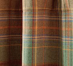 Woodrow Plaid Curtain - Set of 2
