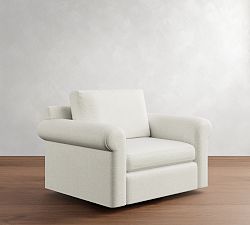 Shasta Roll Arm Swivel Chair