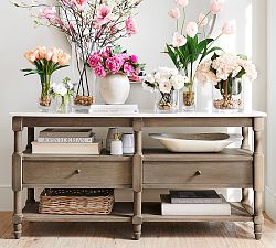 Alexandra Marble Console Table (65")