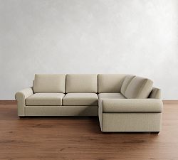 Big Sur Roll Arm 3-Piece Sectional (115")