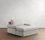 Big Sur Roll Arm Slipcovered Chaise Lounge