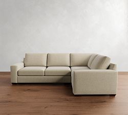 Big Sur Square Arm 3-Piece Sectional (114")