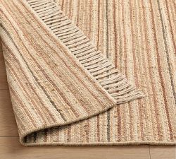 Cole Handwoven Wool Jute Striped Rug