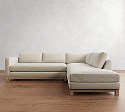 Jake Seadrift Wood Base Return Bumper Sectional (106")