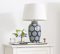 Langley Ceramic Pattern Lamp (22")