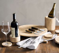 Travertine Marble Serveware Collection