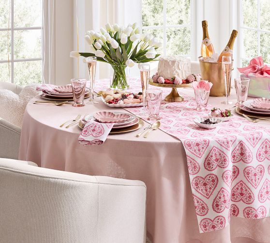 Pottery Barn Belgian Linen Tablecloth - Thumbnail 4