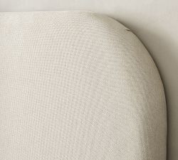 Hampton Upholstered Crowned Bed