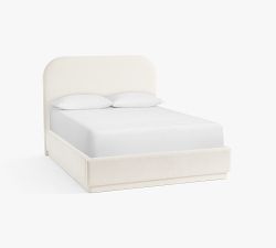 Hampton Upholstered Crowned Bed