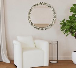 Callista Round Marble Cocktail Table (10")