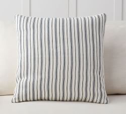 Modern Stripe Blue Pillow Cover Set