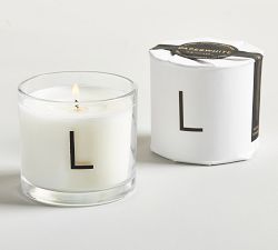 Modern Alphabet Votive Candle