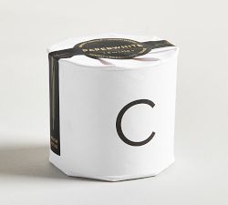 Modern Alphabet Votive Candle