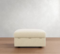 Carmel Slim Arm Sectional Storage Ottoman