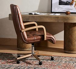 Hensley Leather Desk Chair