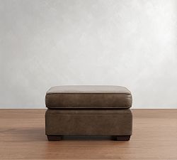 Pearce Leather Ottoman