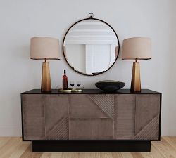 Schiller Metal Hexagon Table Lamp (29")