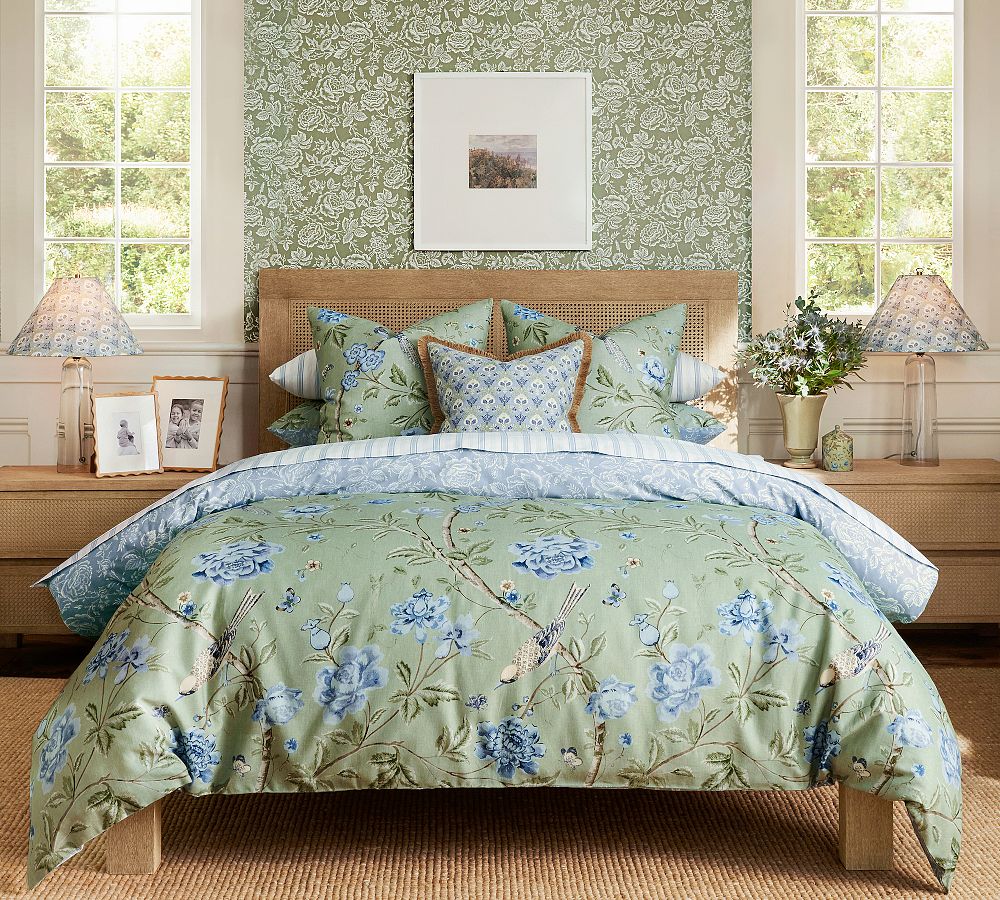 Kravet Meadowlark Reversible Duvet Cover - King
