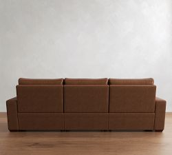 Big Sur Square Arm Leather Power Reclining Sofa (82"&ndash;114")