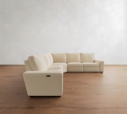 Big Sur Square Arm Power Reclining L-Shaped Sectional (122")