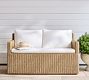 Kostas Wicker Outdoor Porch Bench (54")