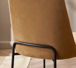 Layton Leather Metal Stool