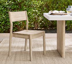 Cayman Eucalyptus Outdoor Stackable Dining Chair