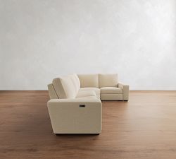 Big Sur Square Arm Reversible Power Reclining Sectional (121")