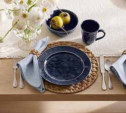 Cambria Handcrafted Stoneware Dinner Plates - Set of 4