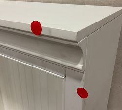 Open Box: Aubrey Modular Home Office Collection, Hutch 36"W x 53"H - Dutch White