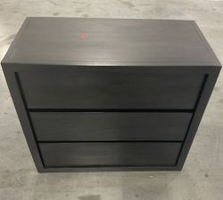 Open Box: Cayman 3-Drawer Dresser (36") - Warm Black