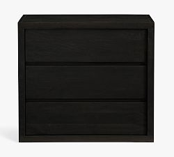 Open Box: Cayman 3-Drawer Dresser (36") - Warm Black