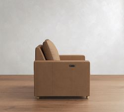 Westwood Square Arm Leather Power Recliner