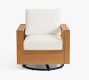 Malibu Teak Swivel Outdoor Lounge Chair