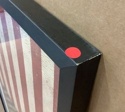 Open Box: American Flag Framed Print (44"W x 27"H)