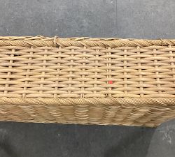 Open Box: Aubrey Handwoven Oversized Lidded Basket - Natural