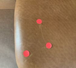 Open Box: Axel Leather Counter Stool (26") - Haven Tobacco