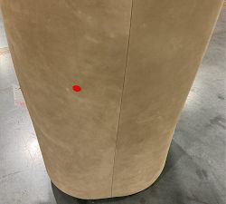 Open Box: Layton Fully Leather Dining Chair - Leather Nubuck Sand