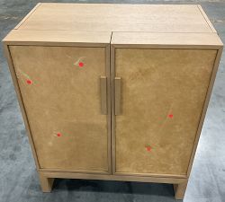 Open Box: Modern Heirloom Leather Bar Cabinet (36") - Seadrift