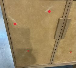 Open Box: Modern Heirloom Leather Bar Cabinet (36") - Seadrift