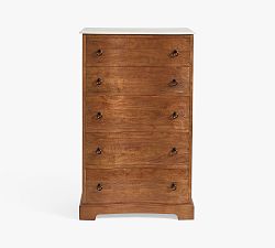 Open Box: Scarlett 5-Drawer Tall Dresser (32") - Brogan Brown