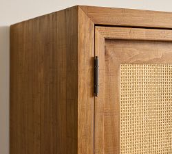 Catalina Cane Tall Storage Cabinet (36")