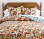 Lorain Multi Floral Embroidered Reversible Quilted Shams