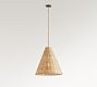 Marion Woven Cone Pendant (17"-26")