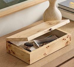 Burlwood Envelope Box